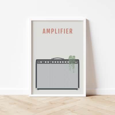 Fender Amplifier Print - Guitar Amp Poster, A3 Size image 5