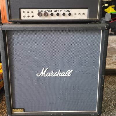 Sound City 120 Head 1970s - Black image 2