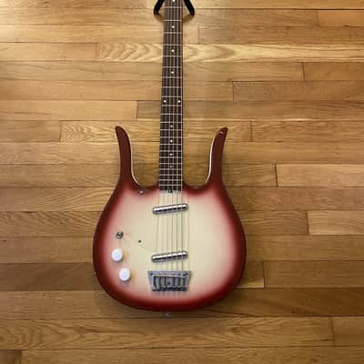 Jerry Jones Lefty Bass VI 1990's Redburst image 1