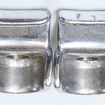Set of (6) Slingerland Chrome Plated Brass Hoop Clips / Circa 1940s image 2