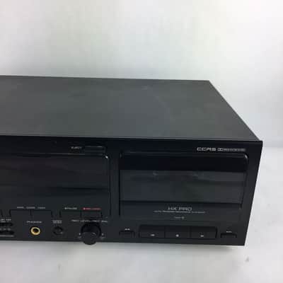 Vintage Kenwood KX-W4050 Stereo Dual Cassette Deck Powers On Does Not Engage image 2