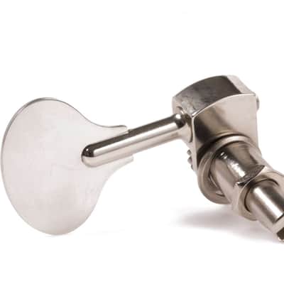 Hipshot Ultralite USA HB6L Lollipop 3/8 Nickel - Single Bass tuner image 2