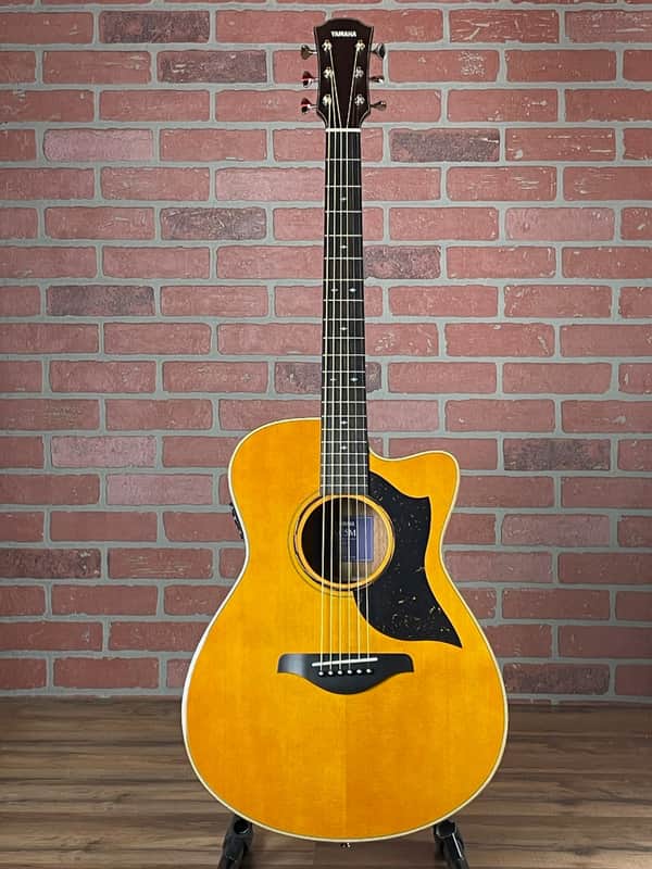 Yamaha AC5M ARE Concert Cutaway Acoustic-electric Guitar - Vintage Natural image 1