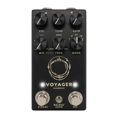 Walrus Audio Voyager MkII Preamp + Overdrive Pedal (Black) Bild 1