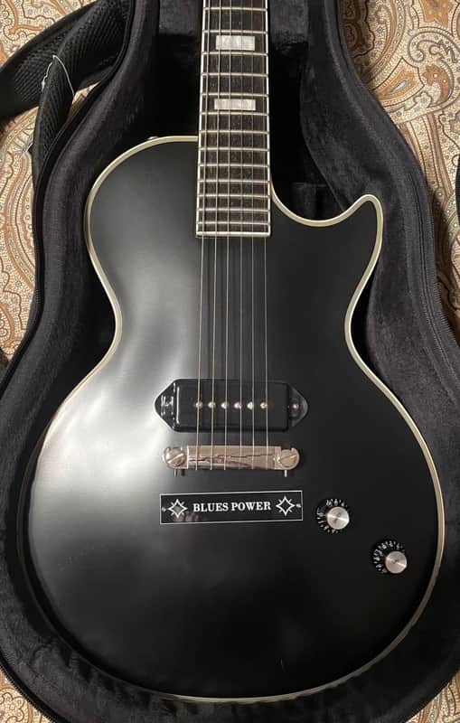Epiphone Jared James Nichols Signature "Old Glory" Les Paul Custom 2019 - 2020 - Black Aged Gloss image 1