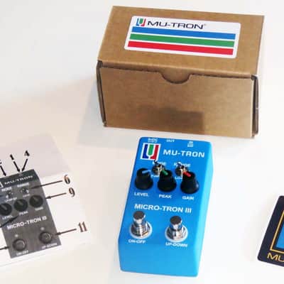 Mu-Tron Micro-Tron III Classic & BatteryBuddy bundle 2017 Electric Blue Mu-FX image 1