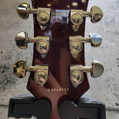 DBZ Diamond Guitars Bolero Flame Top 2010's - Amber Cherry Burst image 6