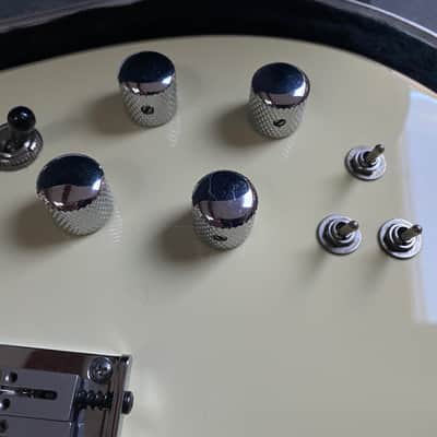 Carvin T-style custom shop 90's ? - White with Tortoise Binding image 14