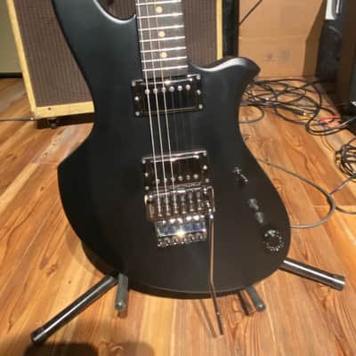 Warmoth Z  Body and Mahogany/Ebony Neck 2020 Satin Black Gotoh GE1996T Tremolo and Dimarzio Pickups image 1