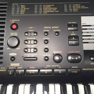 Yamaha PSR 630 Synthesizer Arranger Piano Keyboard image 5