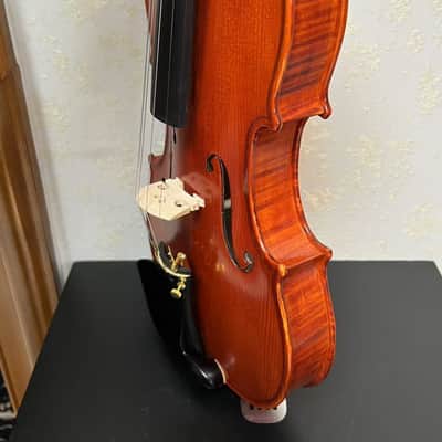 Strad style solid wood song maestro 4/4 violin,a clear and graceful voice image 6