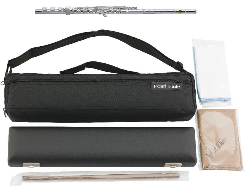 Pearl *Pre-Order* Flute Elegante Inline G/Open Hole/B-Foot/C# Trill/D# Roller Cleaning Kit_Rod_Case Special Order | WorldShip | Authorized Dealer image 1