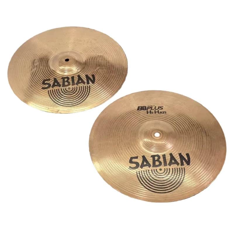 Used Sabian B8 Plus Hi Hats 14" - Fair image 1