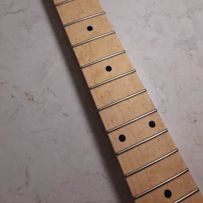 Mighty Mite 6-String Guitar Neck for Fender Stratocaster- Unfinished Birdseye Maple- NOS New Unused image 4