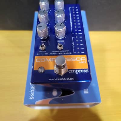 Empress Effects Guitar Compressor MKII Pedal - Blue | Reverb