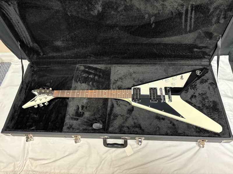 Dean Michael Schenker Signature Retro Black and White | Reverb