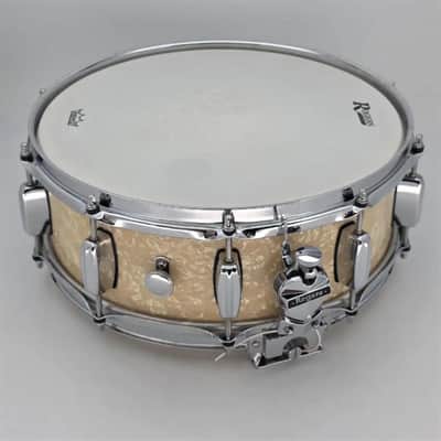 Used Rogers Dyna Sonic Reproduction 14x5 White Marine Pearl Reissue - Very Good image 2