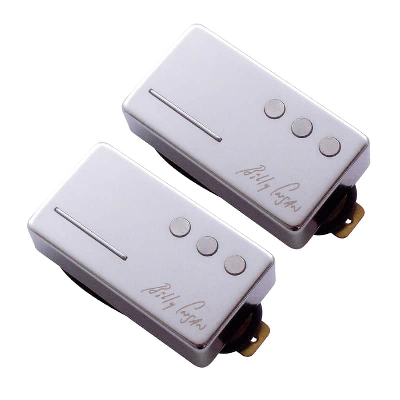 Railhammer Billy Corgan Signature Humcutter humbucker sized P90 set - chrome image 1