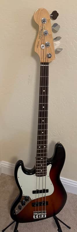 Fender American Professional Jazz Bass with Rosewood Fretboard Left-Handed 2017 - 2019 - 3-Color Sunburst image 1