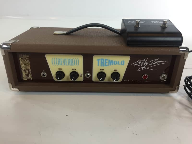 Billy Zoom Little Kahuna Rever/Tremolo Tube Amp with Footswitch image 1