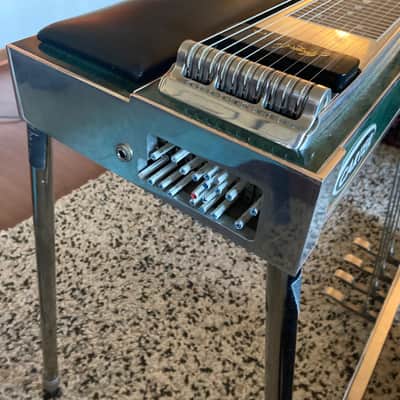2000's Carter 4x5 Pro Model S-10 - Green Mica Pedal Steel Guitar image 5