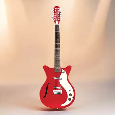 Danelectro'59 Vintage 12 String Red Metallic New, D59V12-MR image 2