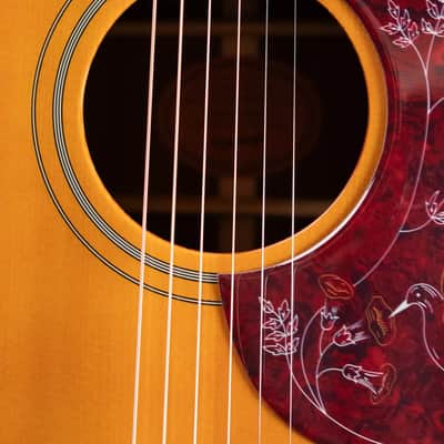 Epiphone Hummingbird Standard EC Acoustic/Electric Guitar - Natural with Gig Bag image 11