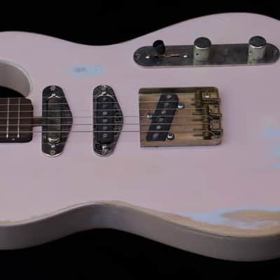 Soderlund Guitars Heavy Relic Shell Pink Nashville T-Style image 13