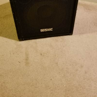 Seismic Audio FL-12P Passive 1x12" 300w Speakers (Pair) 2010s - Black image 1