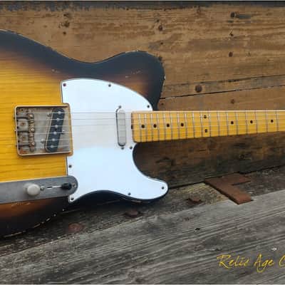 Relic Age Custom Guitars T-style Sunburst Relic image 1