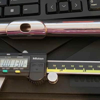 Vintage Haynes Sterling Silver Handmade C Flute Headjoint Professional image 8