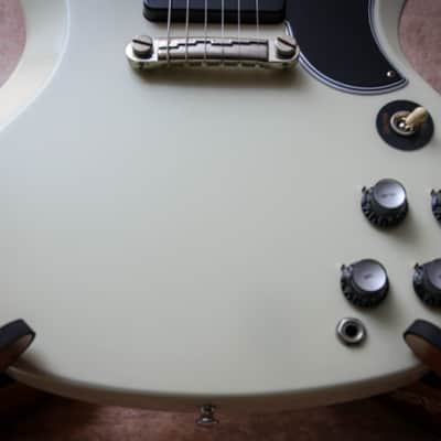 GIBSON USA Custom Shop 1963 SG Special Reissue Lightning Bar "Classic White + Rosewood" (2023) image 6