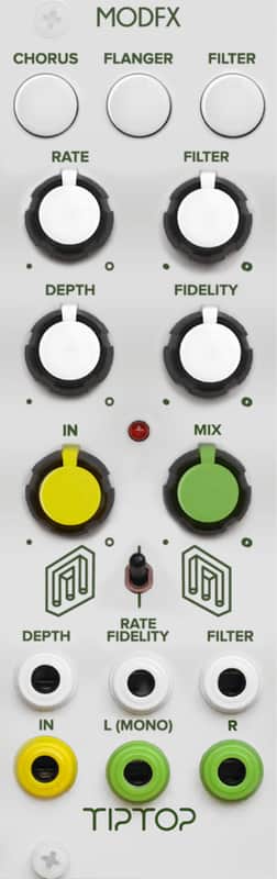Tiptop Audio ModFX Modulation Effects Eurorack Synth Module, White image 1