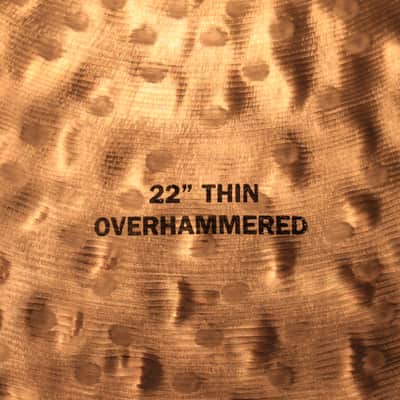 Zildjian K Constantinople Thin Overhammered 22" Ride Cymbal - Demo! image 4