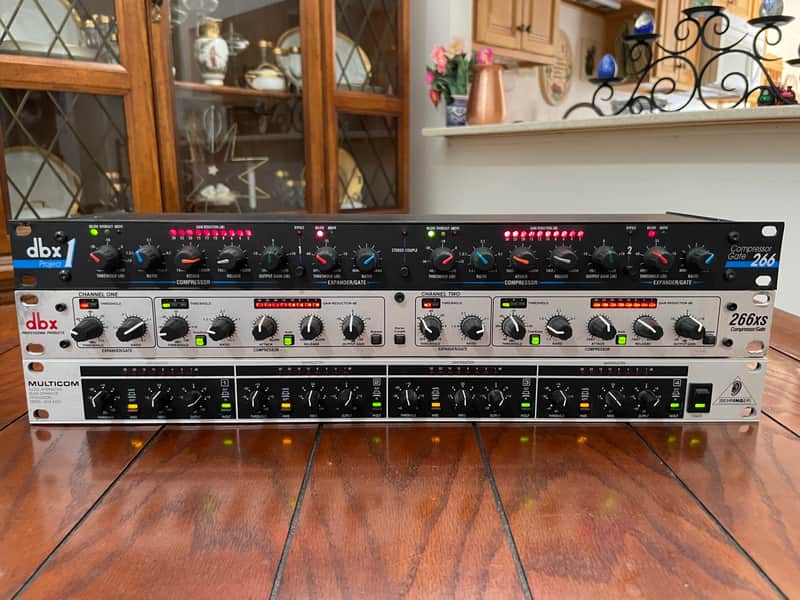 3 COMPRESSOR LOT - DBX 266xs - DBX 266 Project 1 - Behringer Multcom MDX2400 💫 image 1