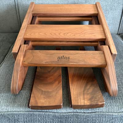 Atlas Stands Walnut Low Rider Amp Stand - hand-rubbed, durable tung oil finish image 7