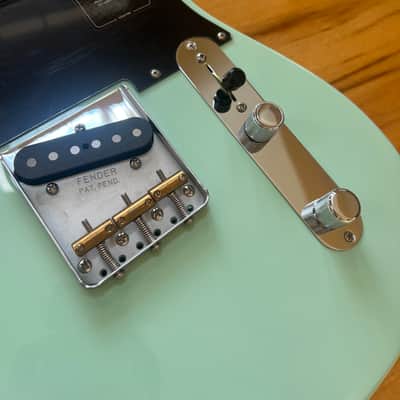 NEW Fender Vintera Modified Telecaster 50s Loaded Body, Surf Green with Custom Shop Tele Pickups, 4-Way Switching, S 1 switch, and Black Pickguard (optional soft case gig bag) image 7