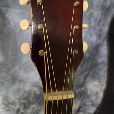 Vintage RARE 1959 Kay K6110 "Western Rhythm" X-Braced Dreadnought Acoustic Guitar Pro Setup New Strings Original Soft Shell Case image 8