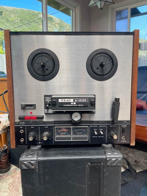 TEAC A 1030 1970s Reel to Reel 2 Channel Tape Recorder image 1