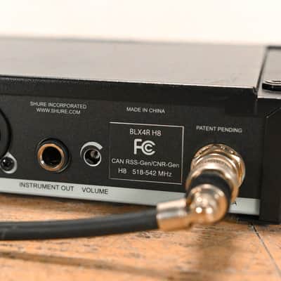 Shure BLX4R Rack-Mountable Wireless Receiver - H8 Band (NO POWER SUPPLY) CG01L3Q image 8