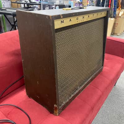 Magnatone Custom 460 2x12 + (2) 5x7 Tube Combo Amp 1962 - Fully Serviced image 3