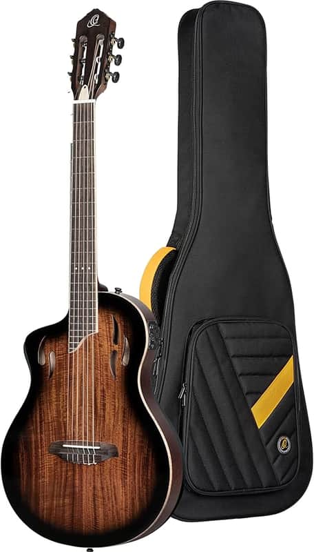 Ortega RTPDLX-ACA Thinline Acoustic/Electric Classical Guitar image 1