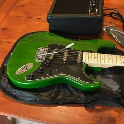 Cort VX-2X metallic silver electric guitar with EMG pick ups