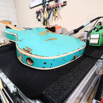 2020 Fender Custom Shop 60 HS Telecaster Custom Heavy Relic Sea Foam Green L.E. image 24