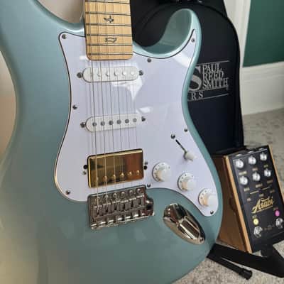 PRS Silver Sky (Polar Blue, Maple Neck) w/ Suhr Asatobucker + Signed Jackson Audio Asabi Pedal image 8