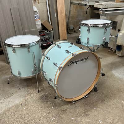 Slingerland Gene kupra deluxe ensemble 1956/59 - Sea foam lacqued image 9