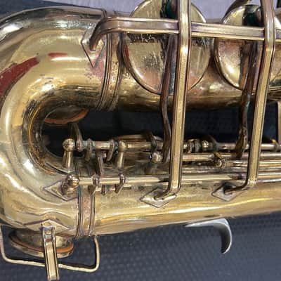 Vintage BUESCHER Aristocrat 140 Alto Saxaphone 1956 image 12