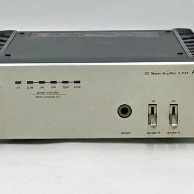 Aiwa S-P22 DC Stereo Power Amplifier Tested Works image 2