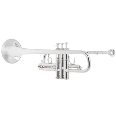 Bach C190SL229C Stradivarius Trumpet in C, Silver Plate image 3