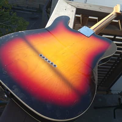 Telecaster/Sunburst Nitro/Alder on Ash Back/Seymour Duncan Quarter Pound's image 5